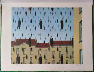 Rene Magritte - Golconde verkocht voor € 400!