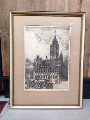 Louis Heijmans - C1937-12 - Stadhuis Middelburg kopen? Bied vanaf 45!