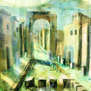 Jeroen Hermkens - Pompei I met lijst verkocht voor € 10!