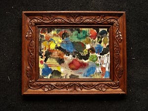 Ernst Vijlbrief - Amsterdam - Provo - Originele 1959 Aquarel "Castello Toscane" gesigneerd kopen? Bied vanaf 81!