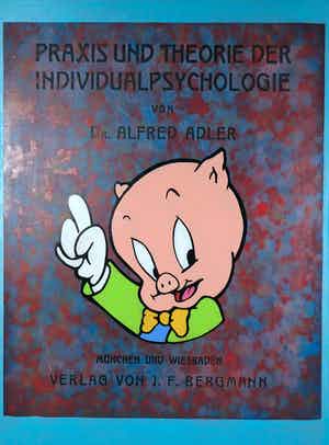 Jan Bollaert - Gemengde techniek op board, Individual psych Blue verkocht voor € 80!