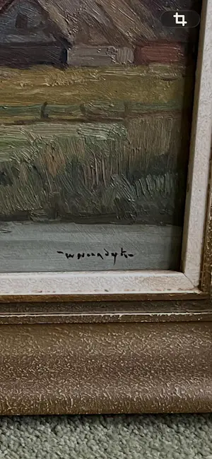 Willem Frederik Noordijk - Gezicht op boerderij met hooiberg in de polder kopen? Bied vanaf 100!