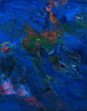 Franscz Witte - Acryl op doek, Bevrijdende werveling kopen? Bied vanaf 1!