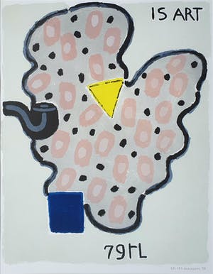 Reinier Lucassen - 'Is Art' 1979 - Ingelijst kopen? Bied vanaf 155!