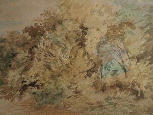 Melchior Fritsch - Aquarel , “An der Schwarza” – 1879 kopen? Bied vanaf 10!