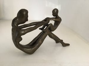 Bodrul Khalique - Sculptuur “ Moeder en kind “ kopen? Bied vanaf 45!