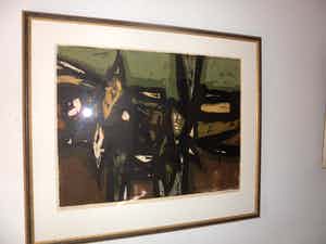 Fon Klement - Boardsnede,Titel. "Invariable uit 1966". verkocht voor € 100!