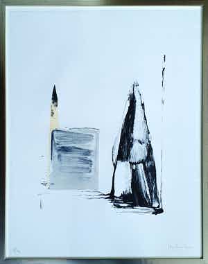 Jon Marten - Litho - Ingelijst verkocht voor € 65!
