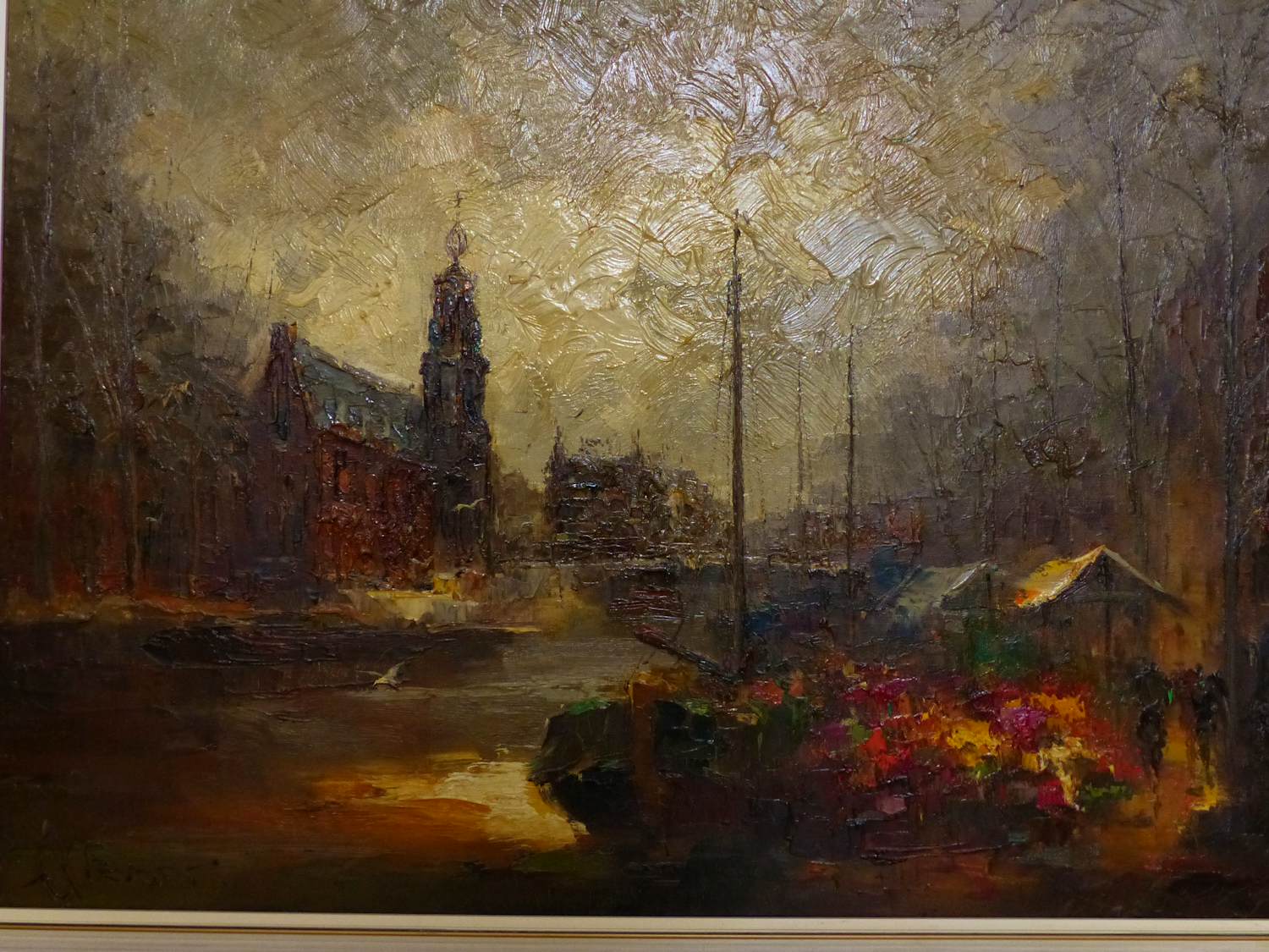 Jan Bevort - Bloemenmarkt Amsterdam kopen? Bied vanaf 225!