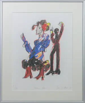 Jan Sierhuis - Arthur Spronken, Kees Salentijn, Mara Jedrysko, e.a. SET van 8 ingelijste werken kopen? Bied vanaf 100!