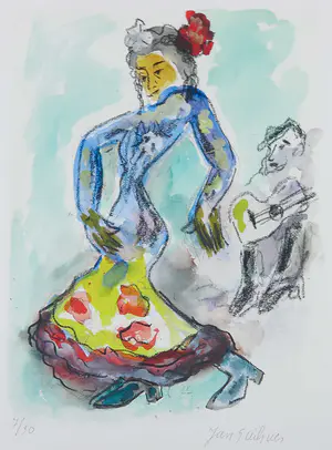 AcheterJan Sierhuis - Giclée, Danseres, inclusief gedicht? Enchérissez de 1!