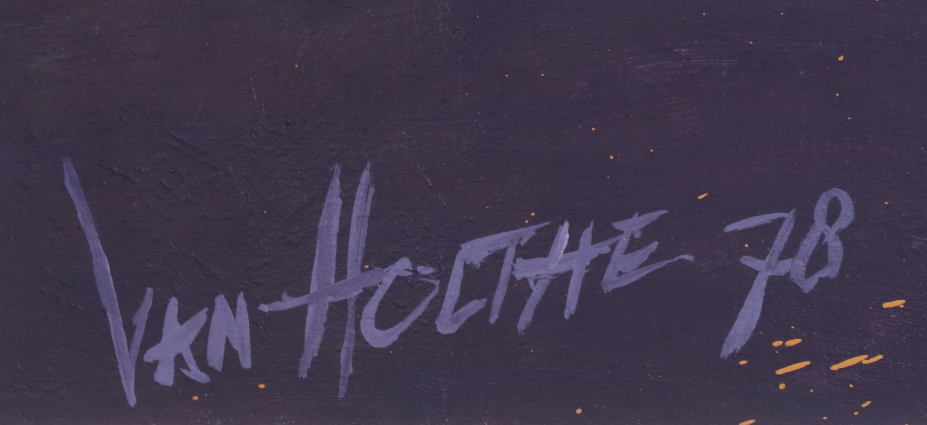 Jan van Holthe - Acryl op papier, Merde 26 kopen? Bied vanaf 20!