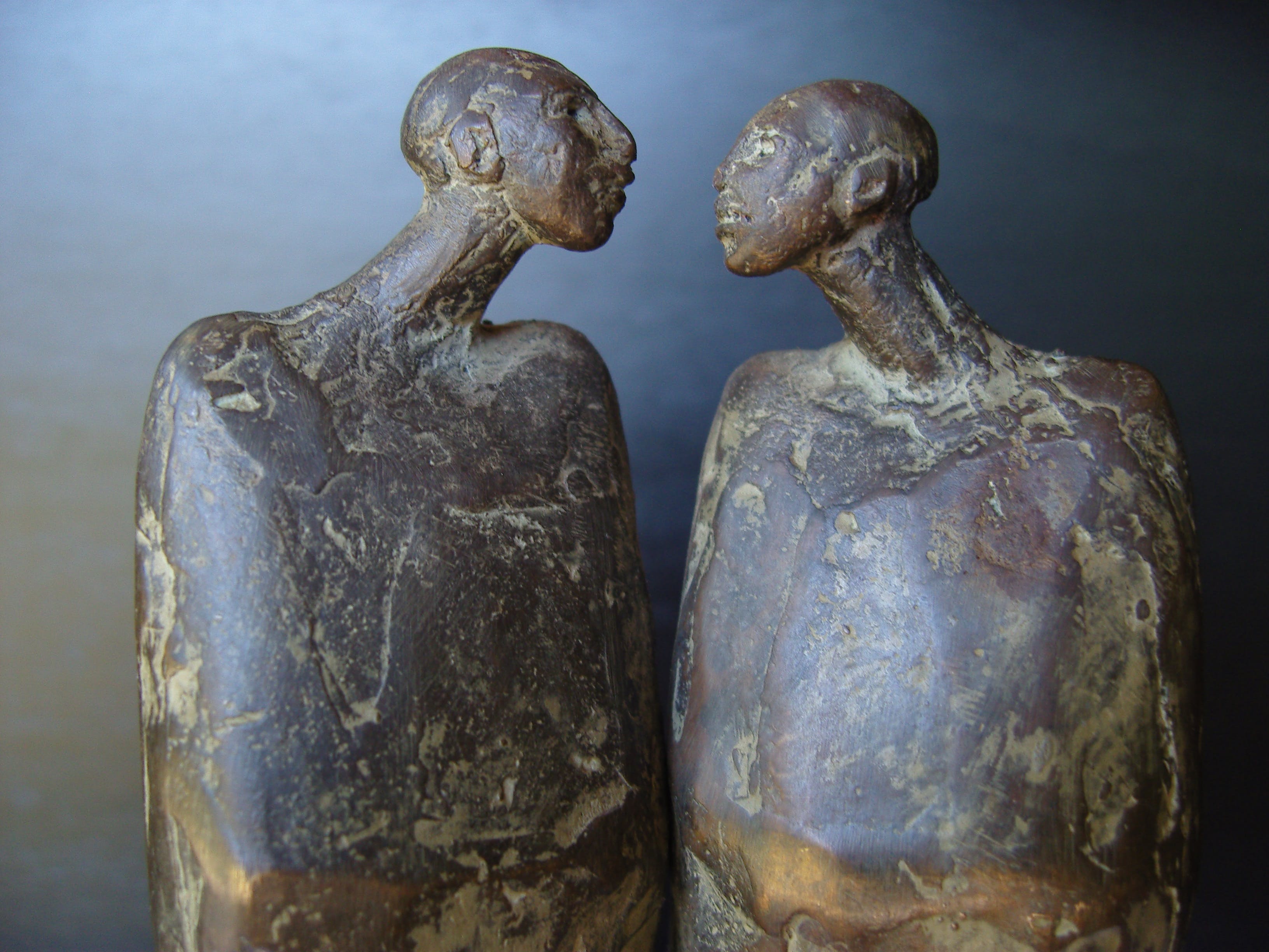 Tjikkie Kreuger - Brons "Conversatie" kopen? Bied vanaf 425!