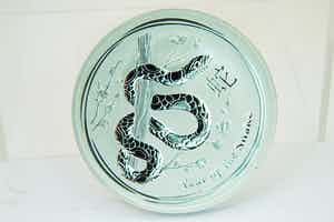 2434 -Massief 0.999 zilveren Australia 10$ "Year of the Snake" Munt - 2013 verkocht voor € 129!