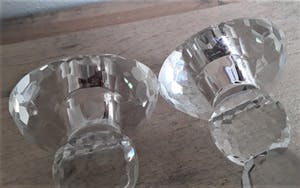 Curiosa - Rona design kristallen karaf/wijnschenker, Riva karafjes en "ruitjes" kandelaars kopen? Bied vanaf 1!