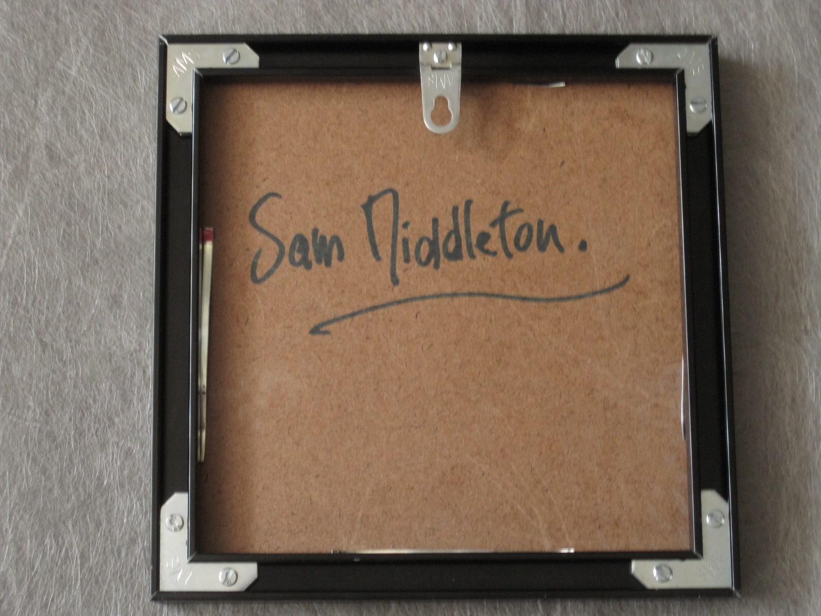 Sam Middleton - zeldzame miniatuur collage met postzegel / gesigneerd 1995 kopen? Bied vanaf 1!