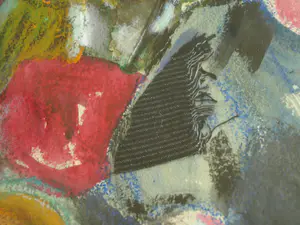 Anneke de Vlaming - Gemengde techniek , De huiskamer – ingelijst - 1996 kopen? Bied vanaf 1!