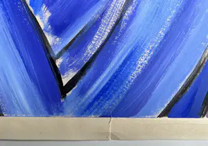 Inez van Beusekom - acrylverf op papier | 'Kijken no. 4' | 1986 (UNIEK WERK) kopen? Bied vanaf 1!