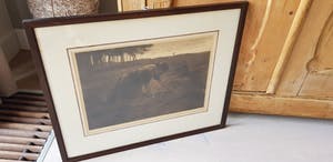 Willem Witsen - ets - Het aardappelrooistertje, no.95, gesigneerd kopen? Bied vanaf 199!