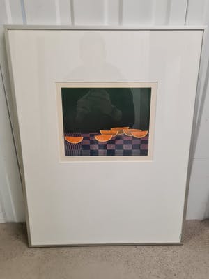 Joop Vegter - Partjes sinaasappel op een handdoek kopen? Bied vanaf 150!