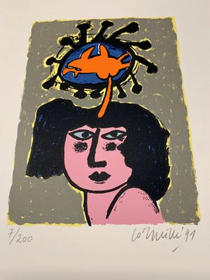 Corneille - Quatre petites scenes d'ete (Portfolio met 4 zeefdrukken) kopen? Bied vanaf 475!