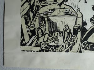 Manuel Kurpershoek - Houtsnede “Boten”, 1980 + Nobilis Cahier Prentkunst nr. 13 , 2019 kopen? Bied vanaf 35!