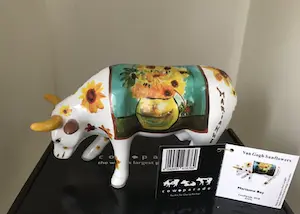Marianne Bey - Sunflowers / Van Gogh / Cowparade kopen? Bied vanaf 1!