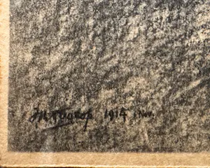 Jan Toorop - Litho Vrouw met Kruis - 1914 kopen? Bied vanaf 50!