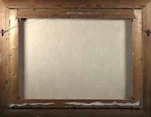 Sjef van Schaijk - Olieverf op doek, De prediker en de stomme kudde - Ingelijst (Groot) kopen? Bied vanaf 400!