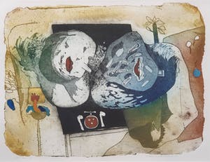 Michel van Overbeeke - Meal II - Ingelijst kopen? Bied vanaf 75!