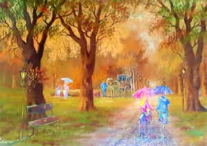 Elena Polyakova - Warm evening verkocht voor € 165!