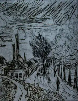 Buy Jan Wiegers - Droge naald ets? Bid from 95!