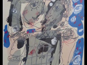 Kees Salentijn - Litho Kees Salentijn - zonder titel - in zware lijst - GAAF kopen? Bied vanaf 95!