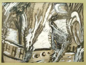 Henny Arkema-Niezen - (1901-1984) - Groninger Ploeg - Gouache - 1958 kopen? Bied vanaf 180!