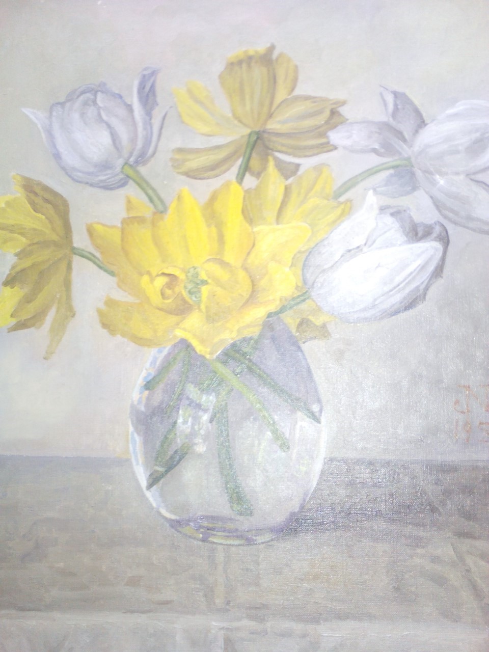 Niet of onleesbaar gesigneerd - Stilleven bloemen. kopen? Bied vanaf 1!