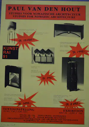 Paul van den Hout - Studies voor Nomadische architectuur kopen? Bied vanaf 20!