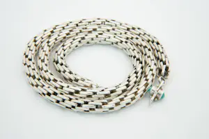 76 - Z1 zilveren collier met in de sluiting een turkoois cabuchon steentje kopen? Bied vanaf 110!