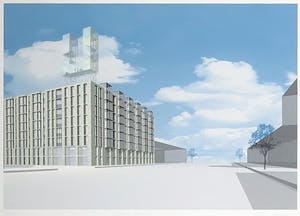 Marc Ruygrok - Inktjet, IJ voor IJburg - Ingelijst kopen? Bied vanaf 1!