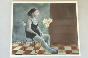 Hella van Ockenburg - ' vrouw met lelie ' kopen? Bied vanaf 125!