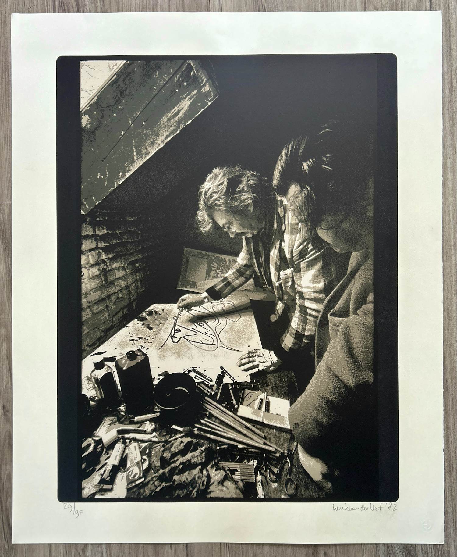 Henk van der Vet - Karel Appel en Christian Dotremont kopen? Bied vanaf 40!