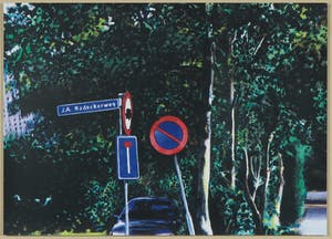 Rob Scholte - Zeefdruk, J.A. Rädecker uit serie Bergense School, 13 dorpsgezichten - Ingelijst kopen? Bied vanaf 1!