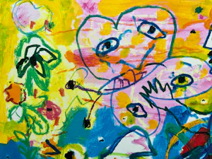 Hans Truijen - handgesigneerde zeefdruk | 'Happy day' | 1993 kopen? Bied vanaf 10!