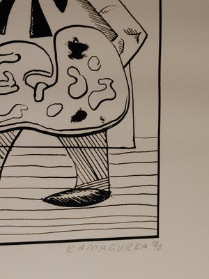 Kamagurka - ...Realisme op doek...zeefdruk uit 1990 kopen? Bied vanaf 175!