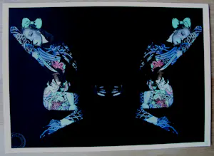 Death NYC - Zeefdruk: Kate Moss Tatoo green - 2015 kopen? Bied vanaf 60!