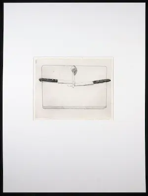 Marijke de Wit - Ets, Messen en lepeltje kopen? Bied vanaf 1!