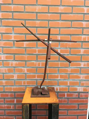 Theo Niermeijer - ruimtelijk ijzeren beeld - zonder titel. kopen? Bied vanaf 275!