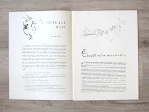 Marc Chagall - Uitgave Derrière le miroir met originele litho, no. 27-28, 2e editie kopen? Bied vanaf 1!