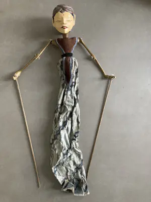 Niet of onleesbaar gesigneerd - Wajangpoppen wajong golek kopen? Bied vanaf 1!