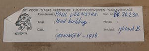 Cesar Paul Veenstra - '2. Mind Building - Ingelijst', 1976 - Pen en stift op papier - BKR Groningen kopen? Bied vanaf 20!