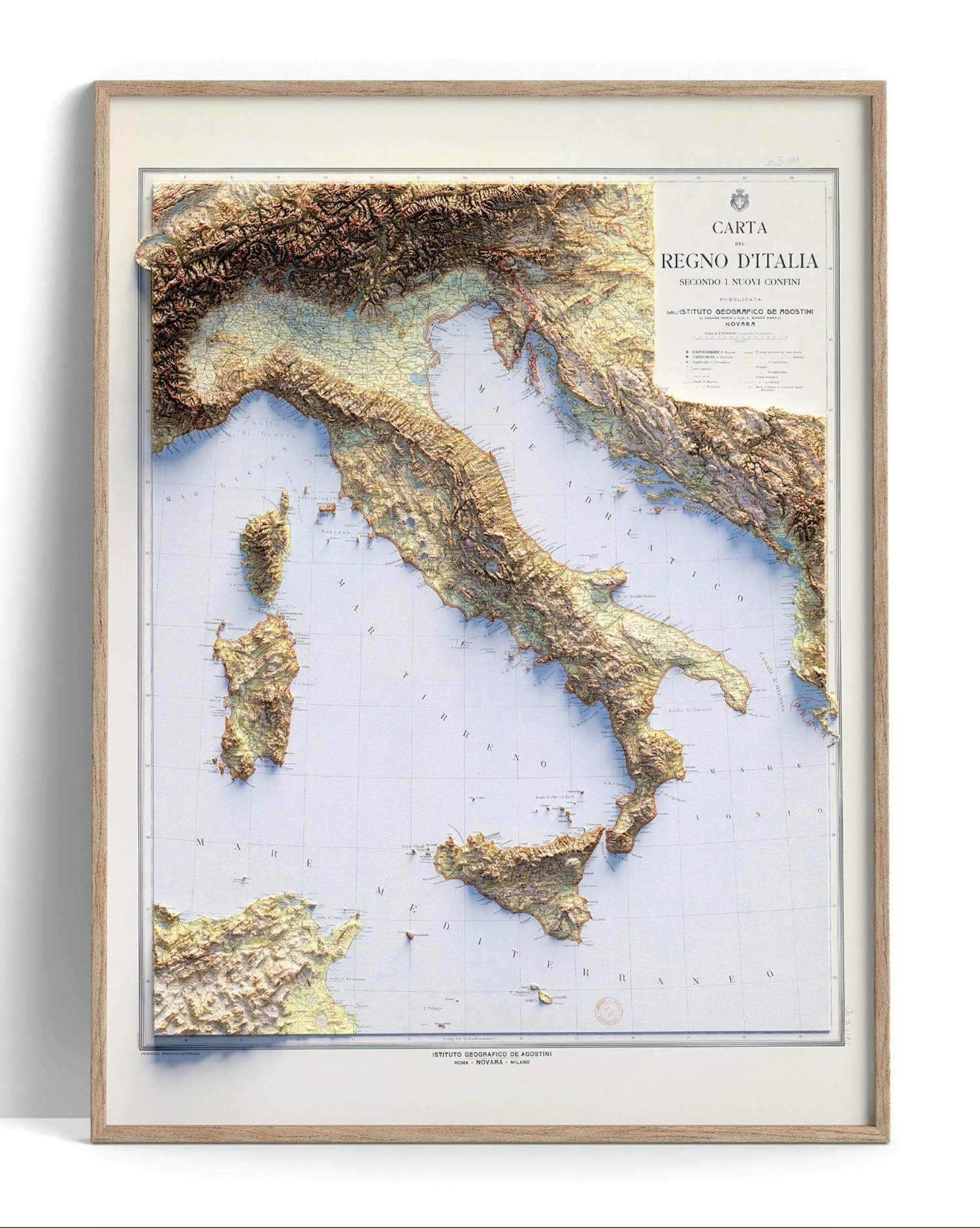 Sergio Agostini - Topografische Kaart IT kopen? Bied vanaf 150!